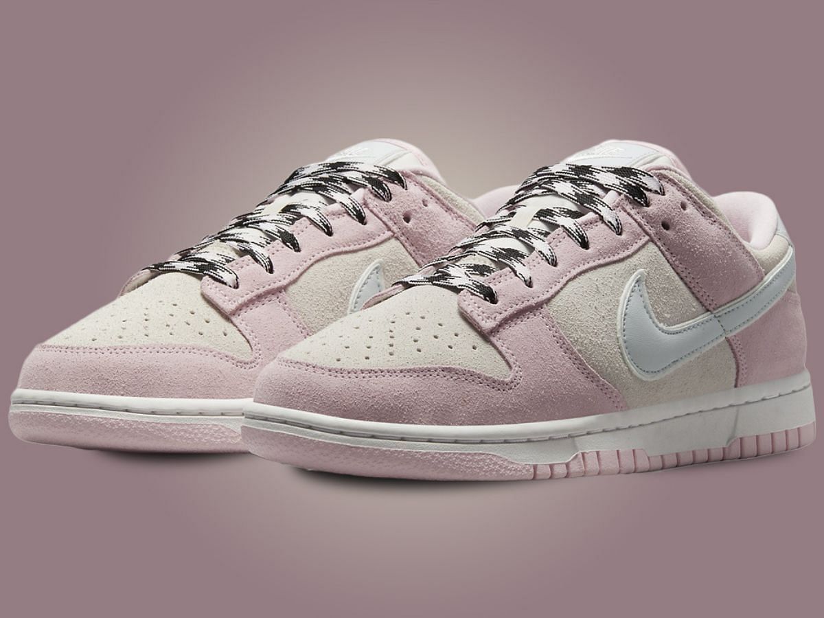 Nike Dunk Low Pink Foam shoes (Image via Nike)