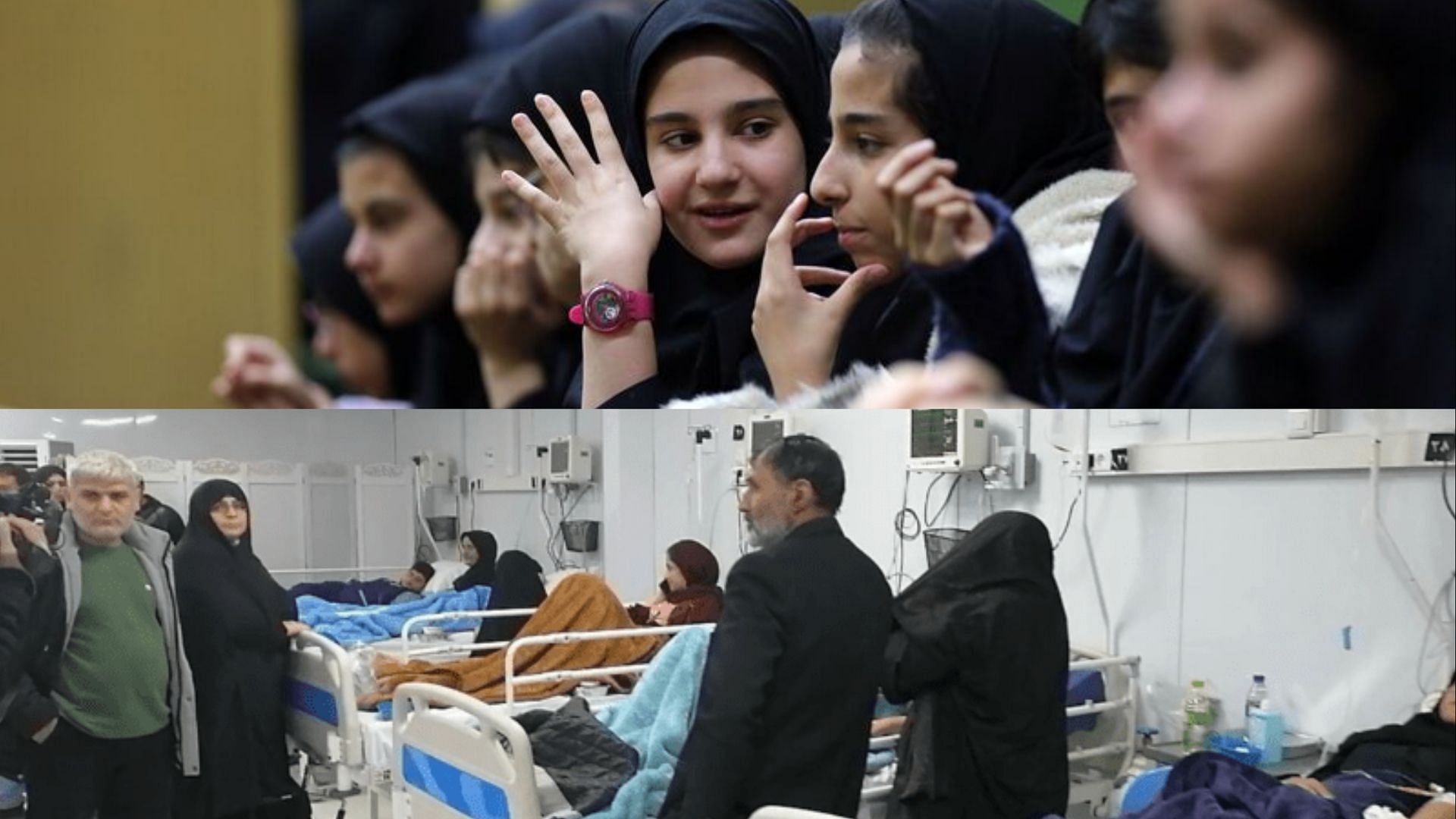 Iranian schoolgirls alarmingly getting poisoned in toxic gas attacks. (Image via Getty Images, IRNA)