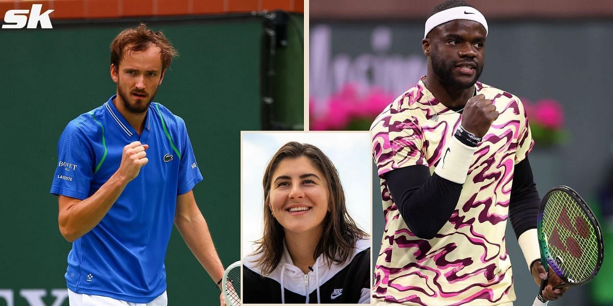 Daniil Medvedev, Frances Tiafoe and Bianca Andreescu