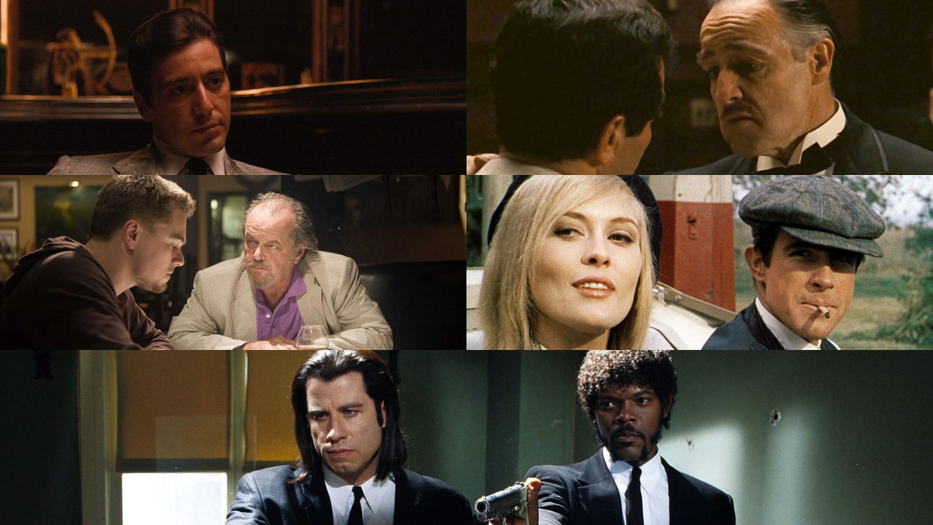 Oscar-nominated gangster movies (Images via IMDb) 