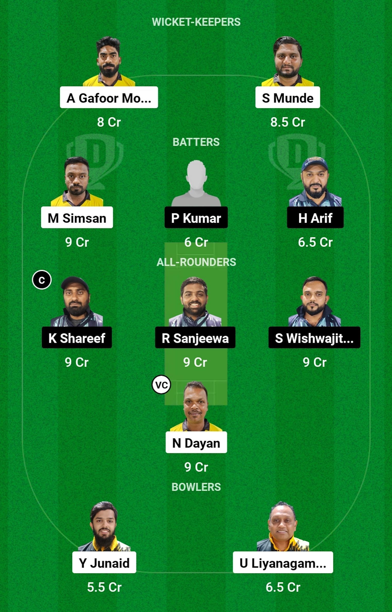 YSS vs DR Dream11 Prediction Team Today, Match 14, Head-to-Head League