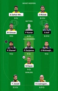 YSS vs DR Dream11 Prediction Team Today, Match 14, Head-to-Head League