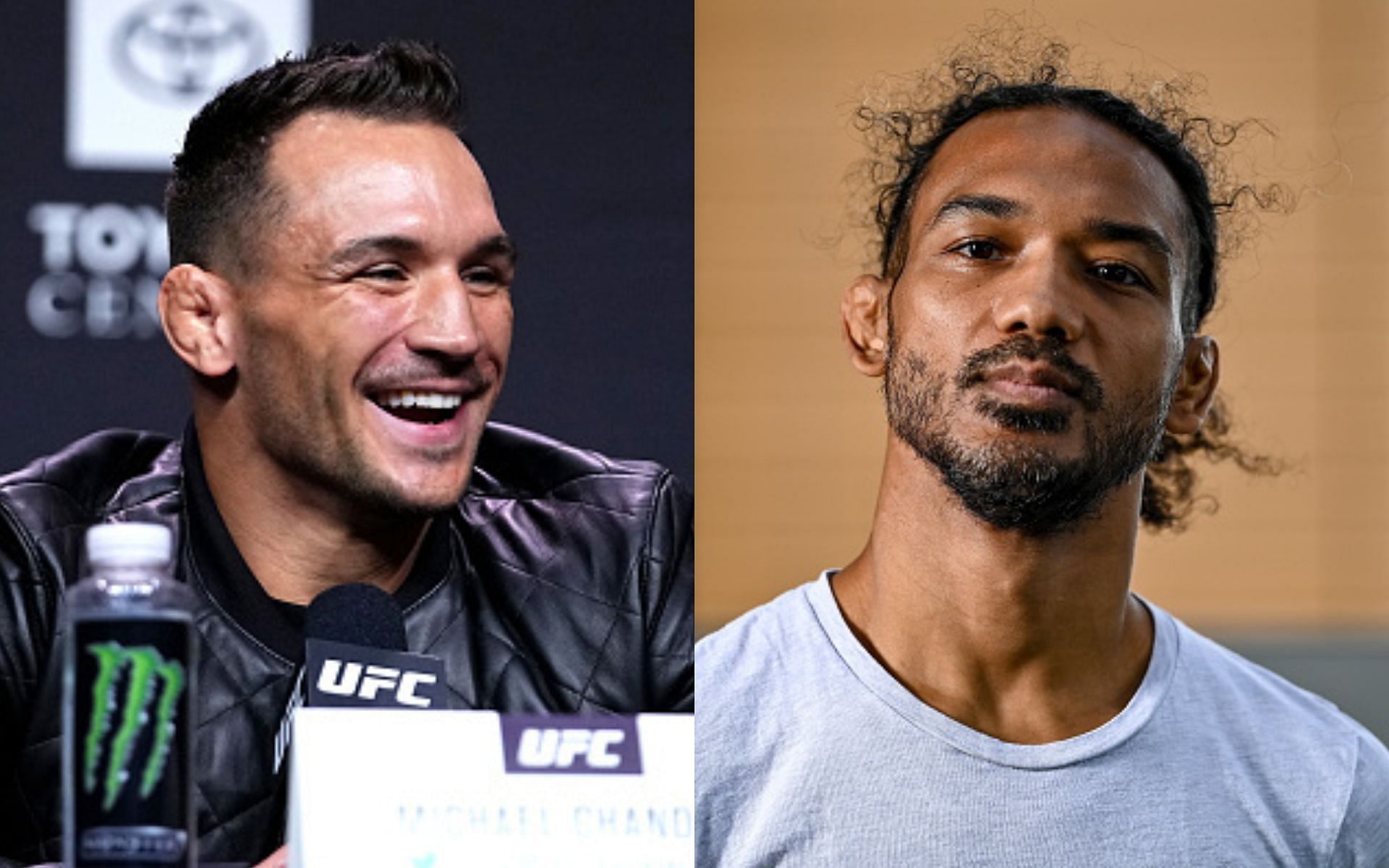 Michael Chandler (left), Benson Henderson (right)