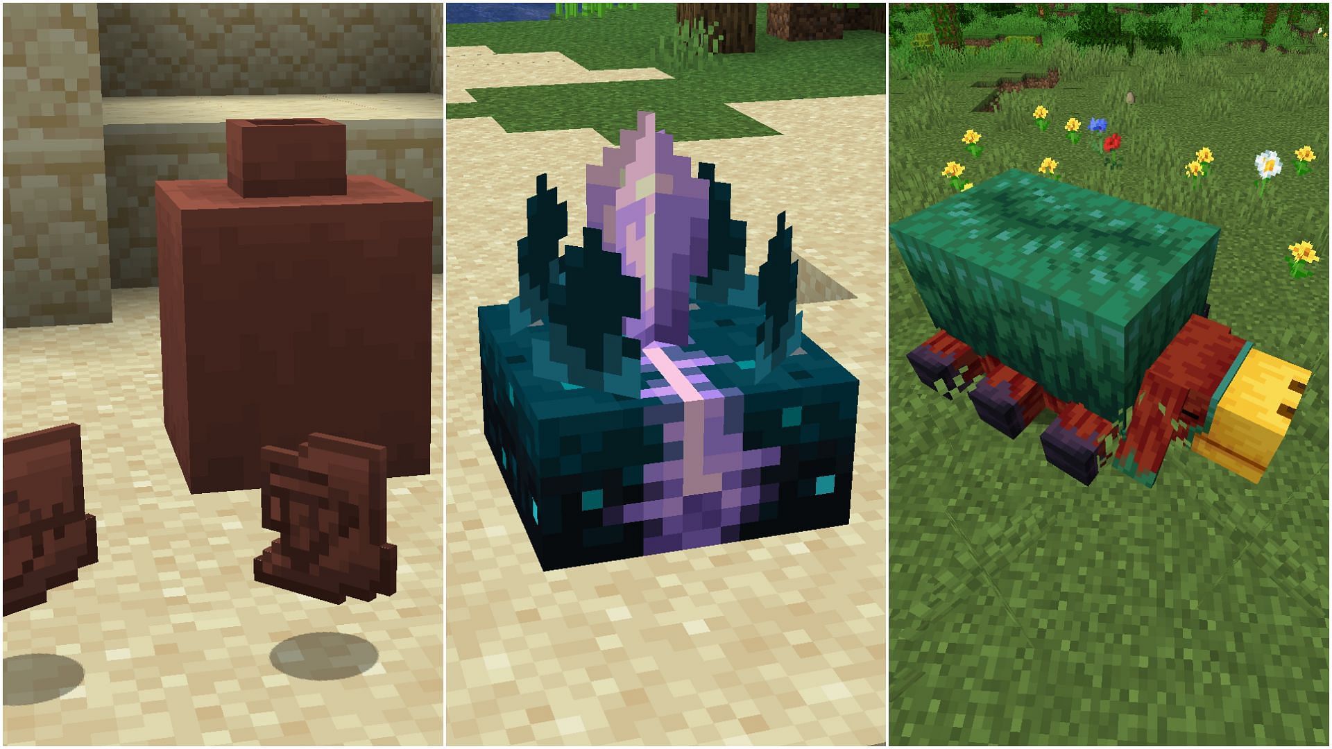These new features will slightly change how players explore and create things in Minecraft 1.20 Trails and Tales update (Image via Sportskeeda)