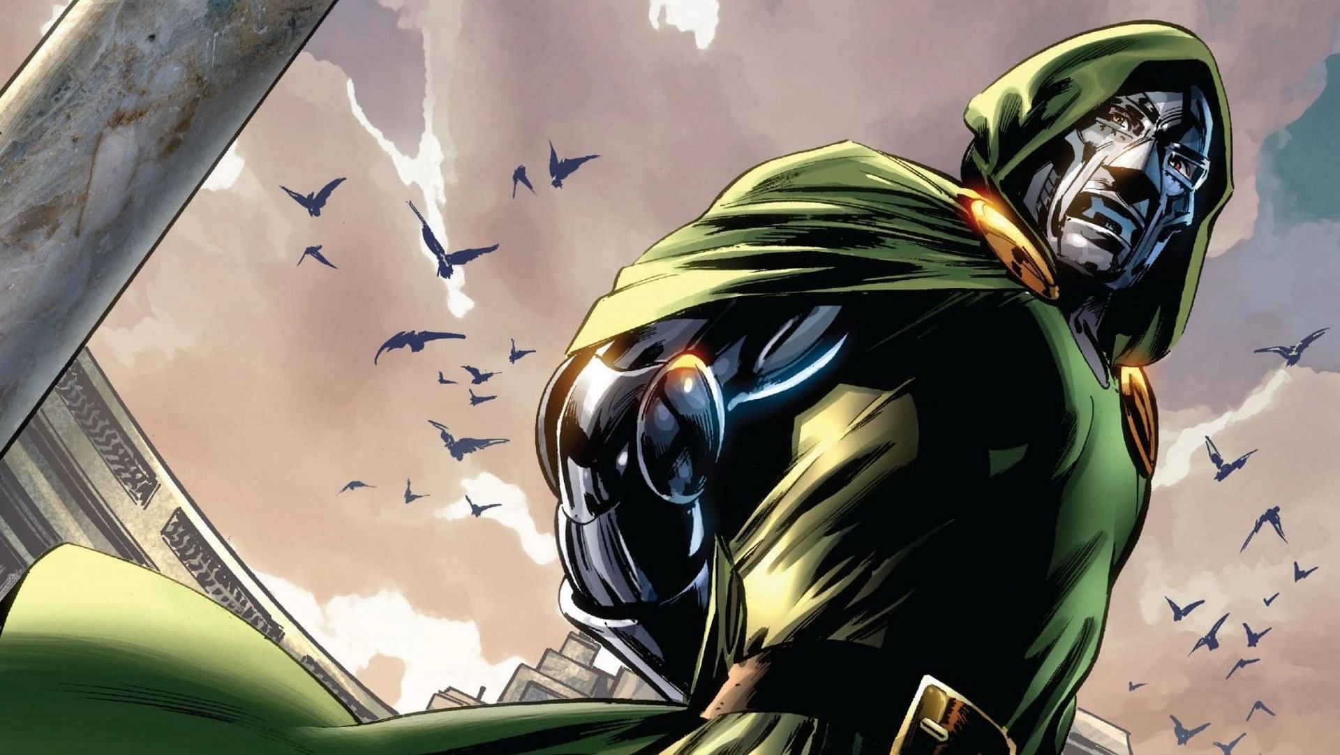 Doctor Doom, ruler of Latveria, wields his powerful armor (Image via Marvel Comics)