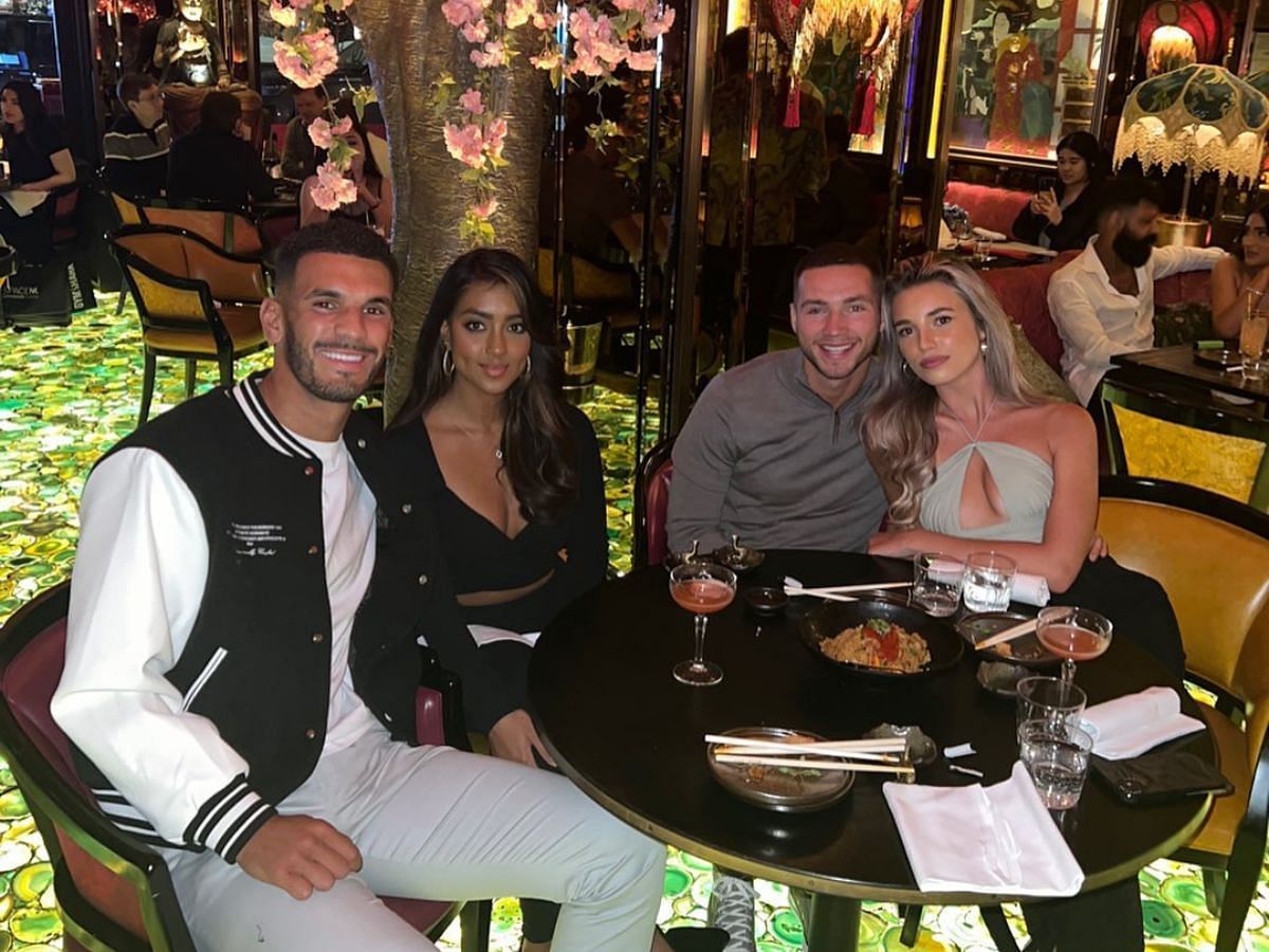 Love Island 2023 contestants Kai, Sanam, Lana, and Ron go on a double date