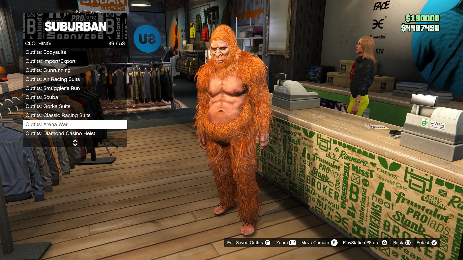 Buying it from a clothing shop is the easiest way (Image via Rockstar Games)