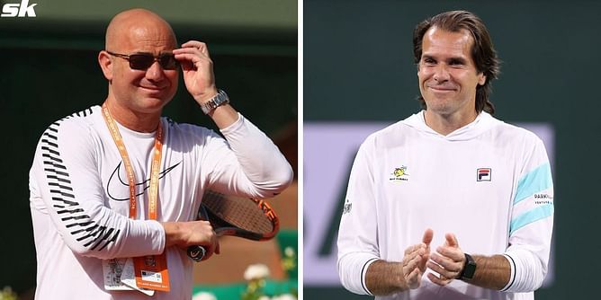 "I can always say I beat Andre Agassi on Center Court after watching and wanting him to win it so badly in 1992" - Tommy Haas on career highlight