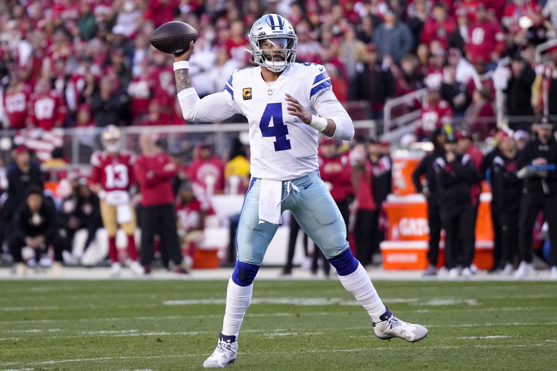 Dallas Cowboys quarterback Dak Prescott motivated by 2021 playoff loss to  San Francisco 49ers