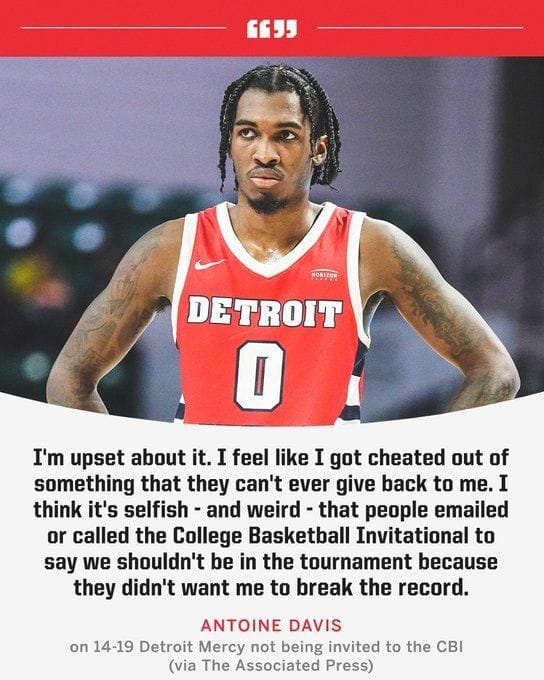 What is Antoine Davis' draft projection? Exploring Detroit guard's