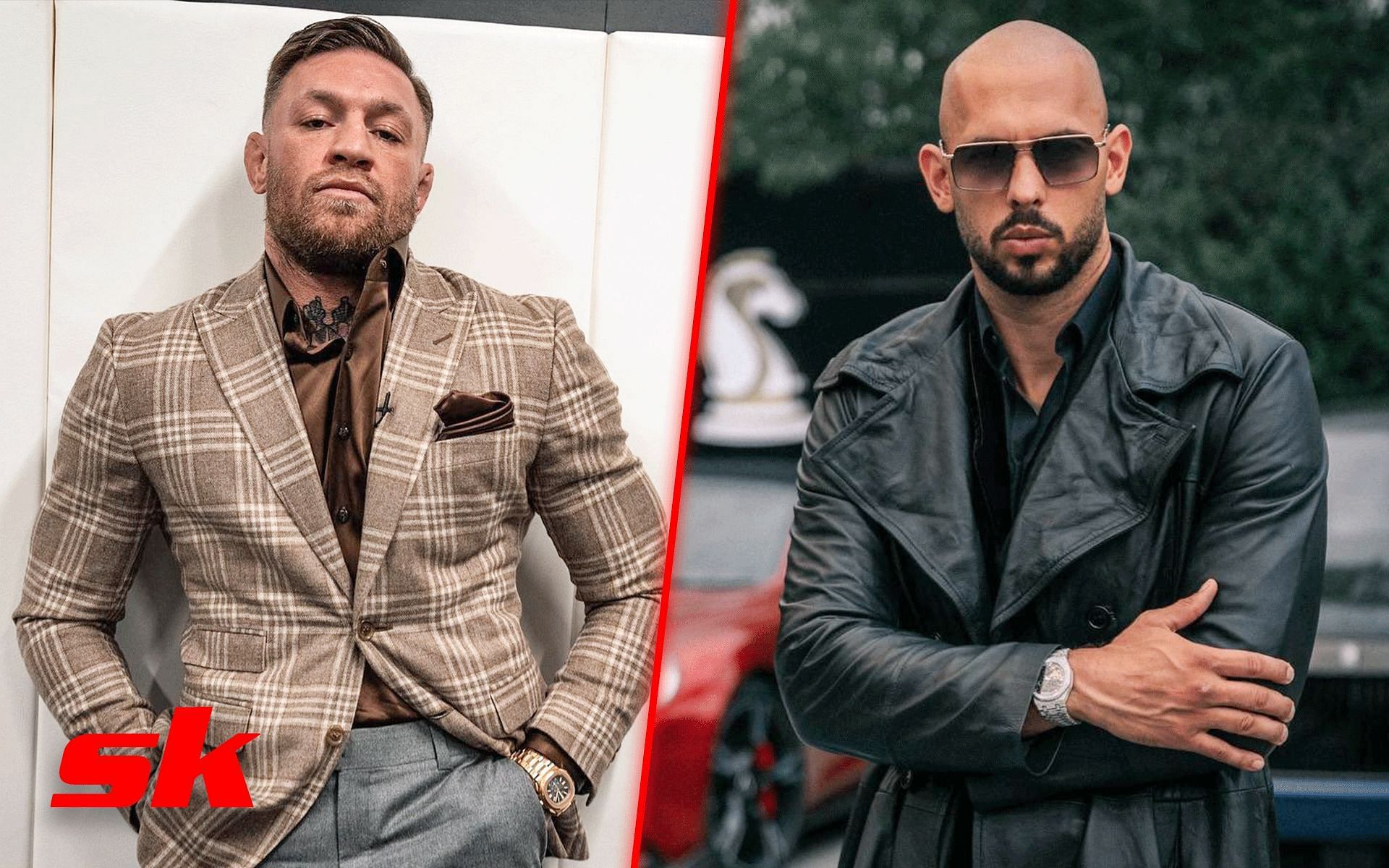 Conor McGregor (Left), Andrew Tate (Right) [Image courtesy: @thenotroiousmma on Instagram, @EmoryTatee on Twitter]