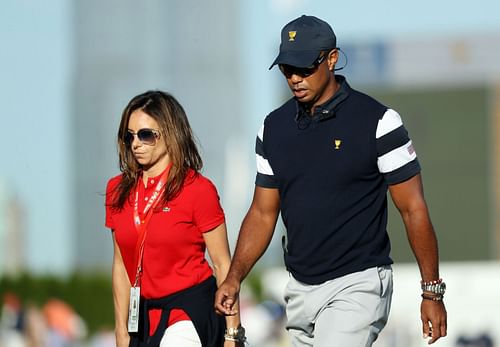 Tiger Woods and Erica Herman at The Presidents Cup