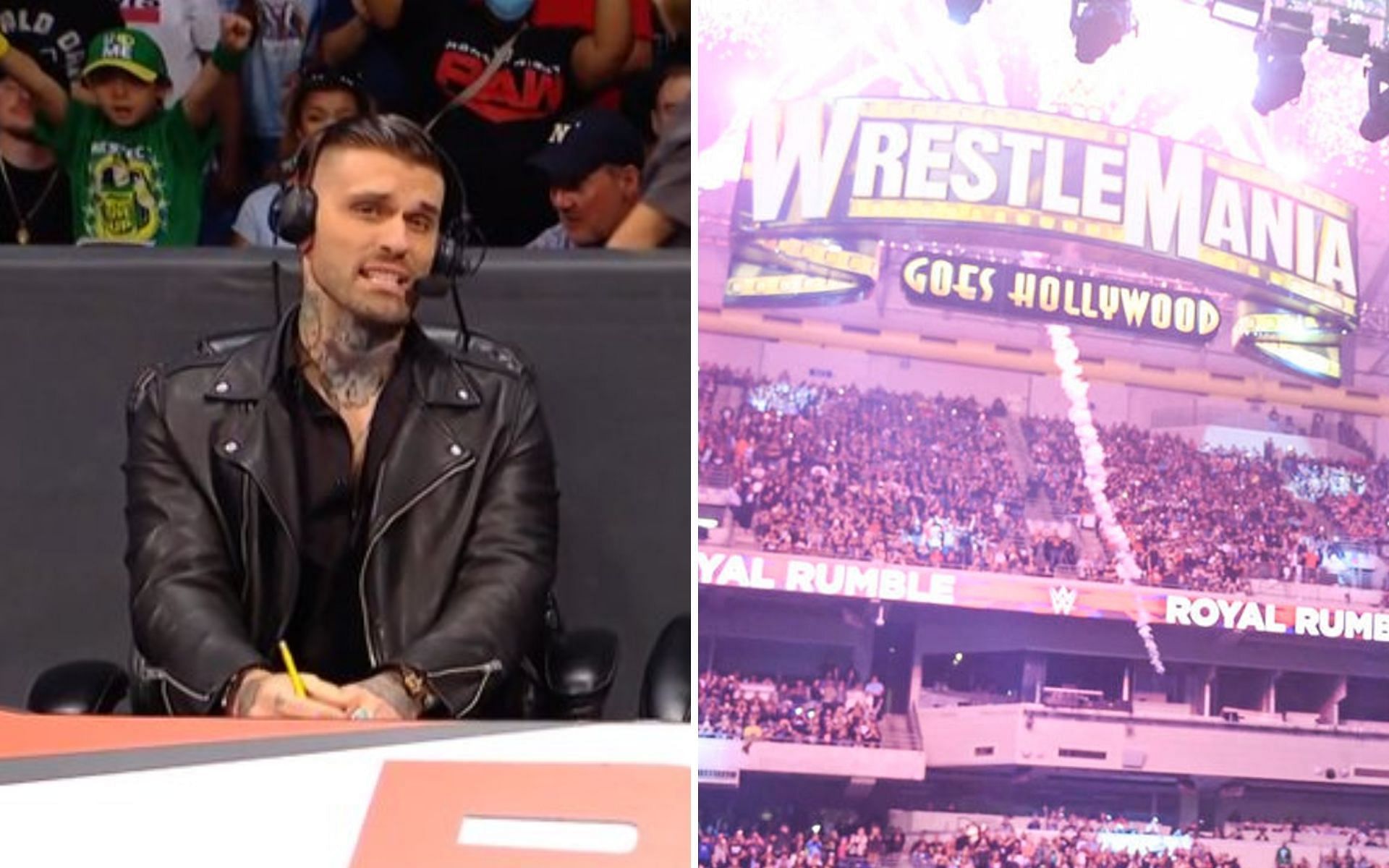 Which match at WrestleMania did Graves describe as a possible &quot;car crash&quot;?