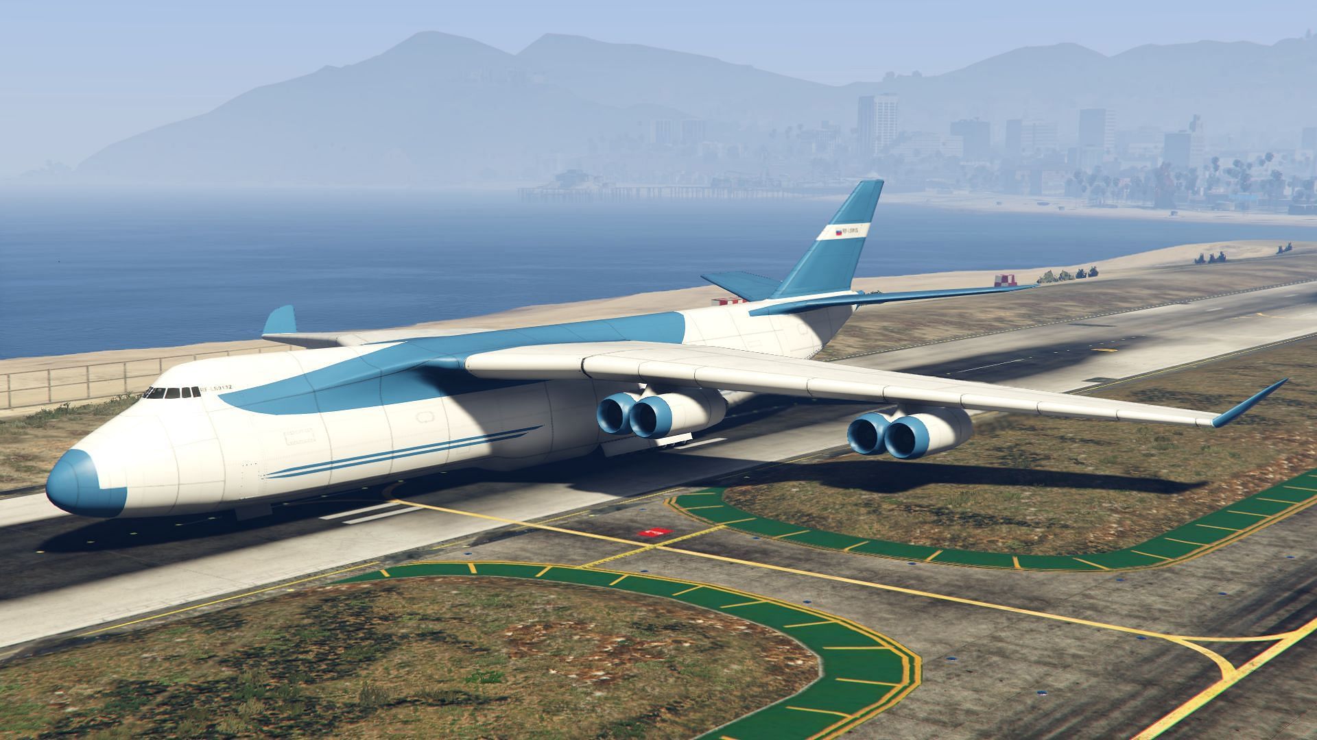 The cargo plane featured in this GTA Online Last Dose mission (Image via Reddit)