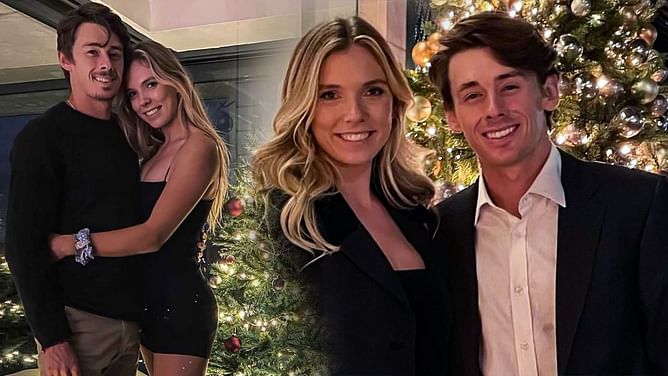 Alex de Minaur and his girlfriend, British tennis player Katie Boulter celebrate their three-year anniversary with a romantic date night