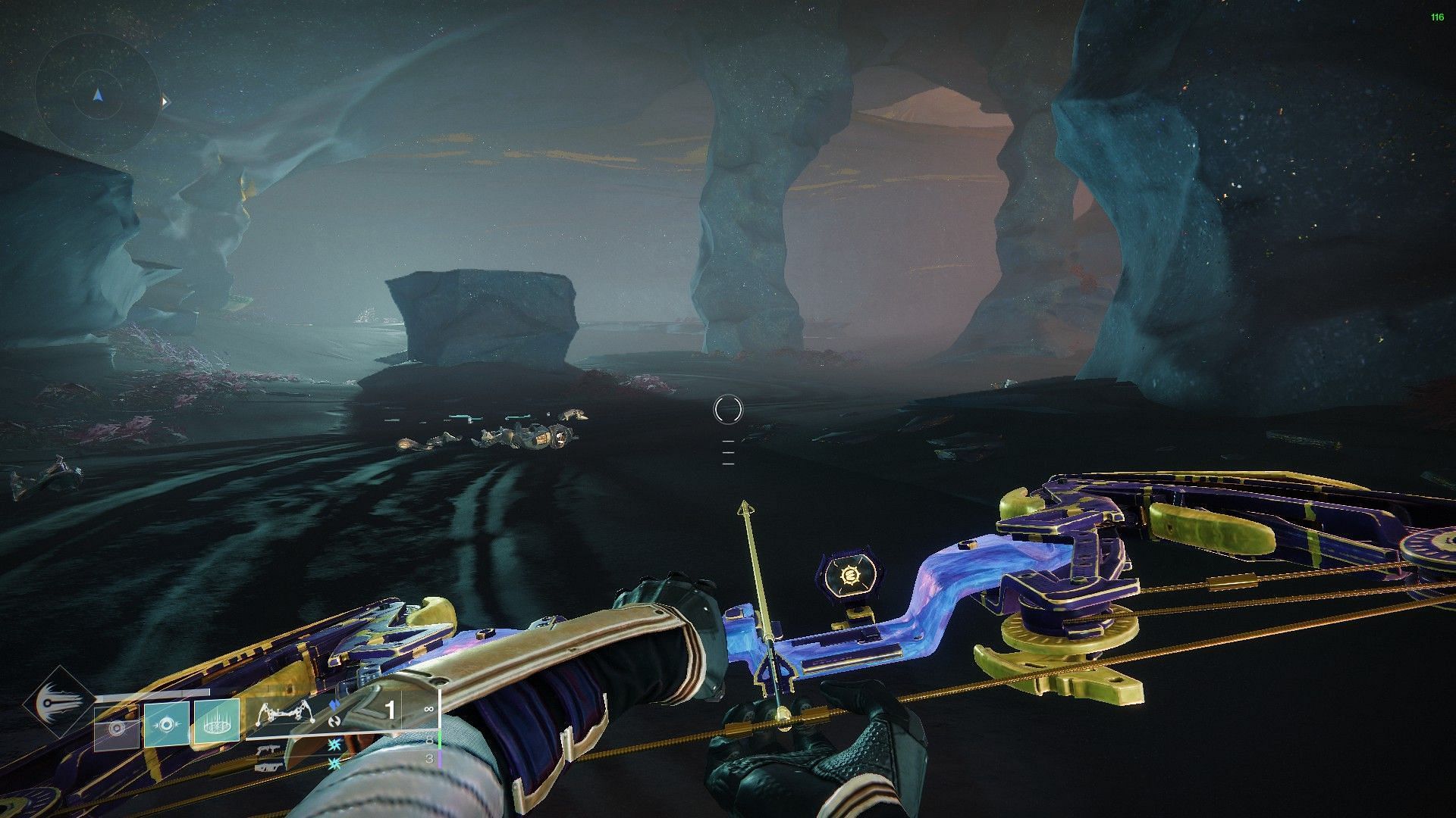 The first cave with brazier (Image via Bungie)