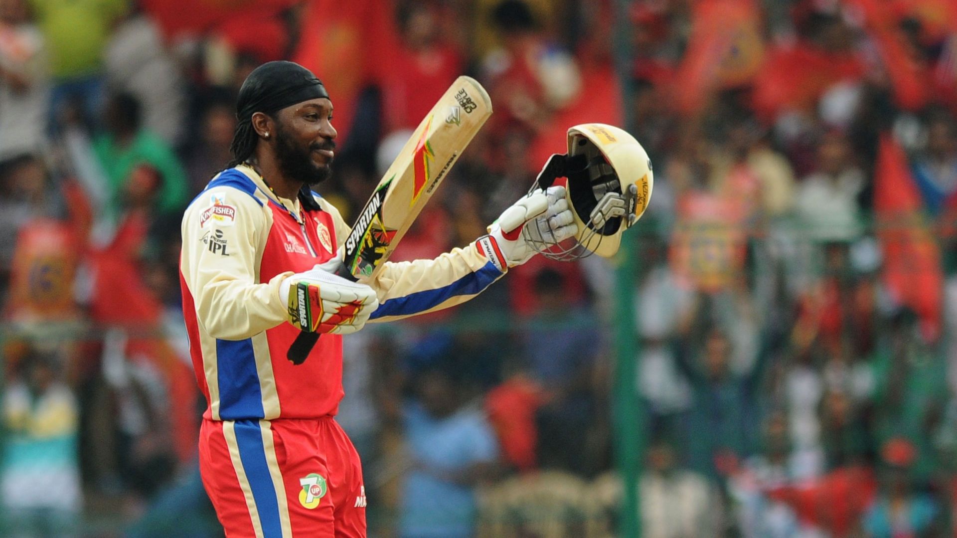 Chris Gayle gave RCB fans plenty to cheer about over the years.