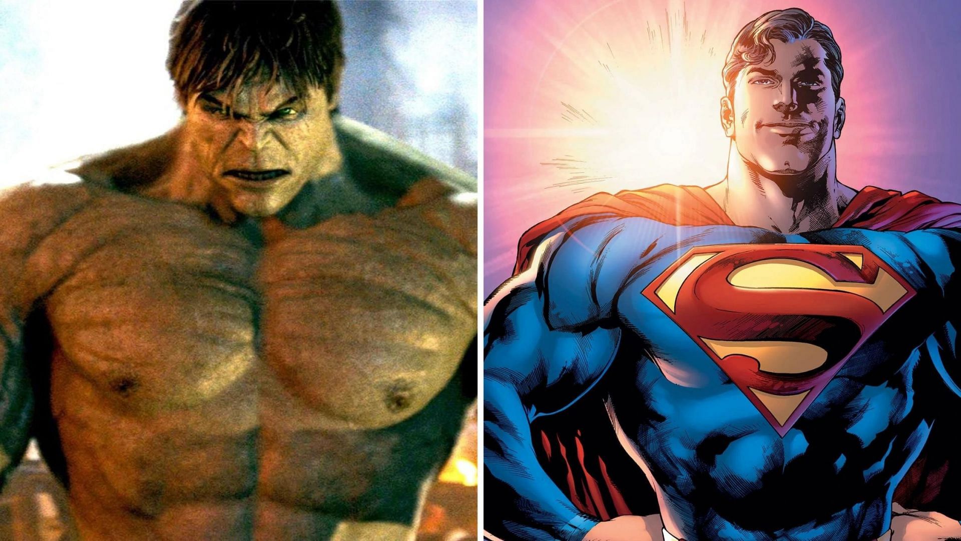 Even the mightiest of superheroes have their weaknesses - explore the vulnerabilities of both the Hulk and Superman (Image via Sportskeeda)