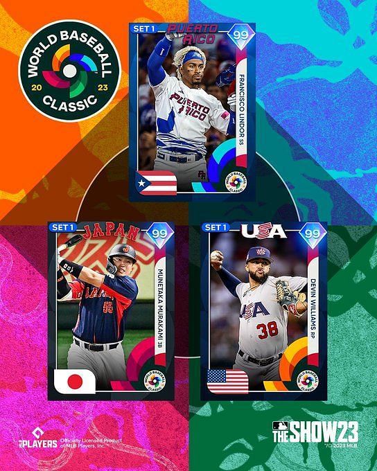 How can I use World Baseball Classic uniforms in MLB The Show 23