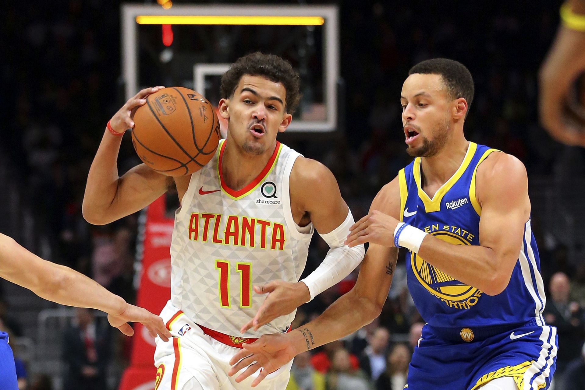 NBA TV will feature the game between the Golden State Warriors and Atlanta Hawks on national TV. [photo: Bleacher Report]