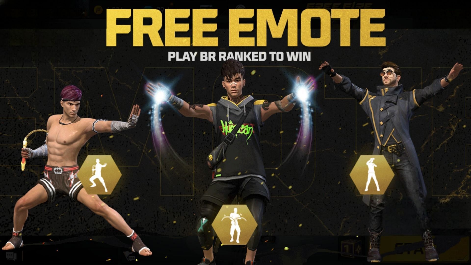 You can get a free emote this week through the new event (Image via Garena)