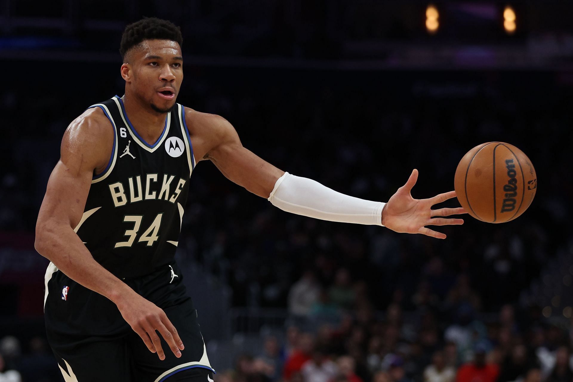 A sore right hand could force the &quot;Greek Freak&quot; to miss yet another game.
