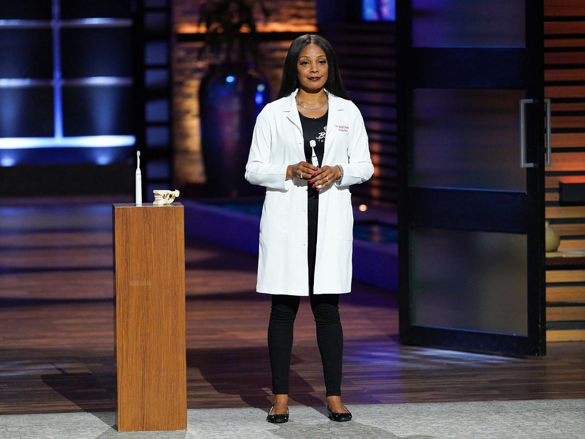 Dr. Bobbi Peterson on Shark Tank (Image via ABC/@Christopher Willard)