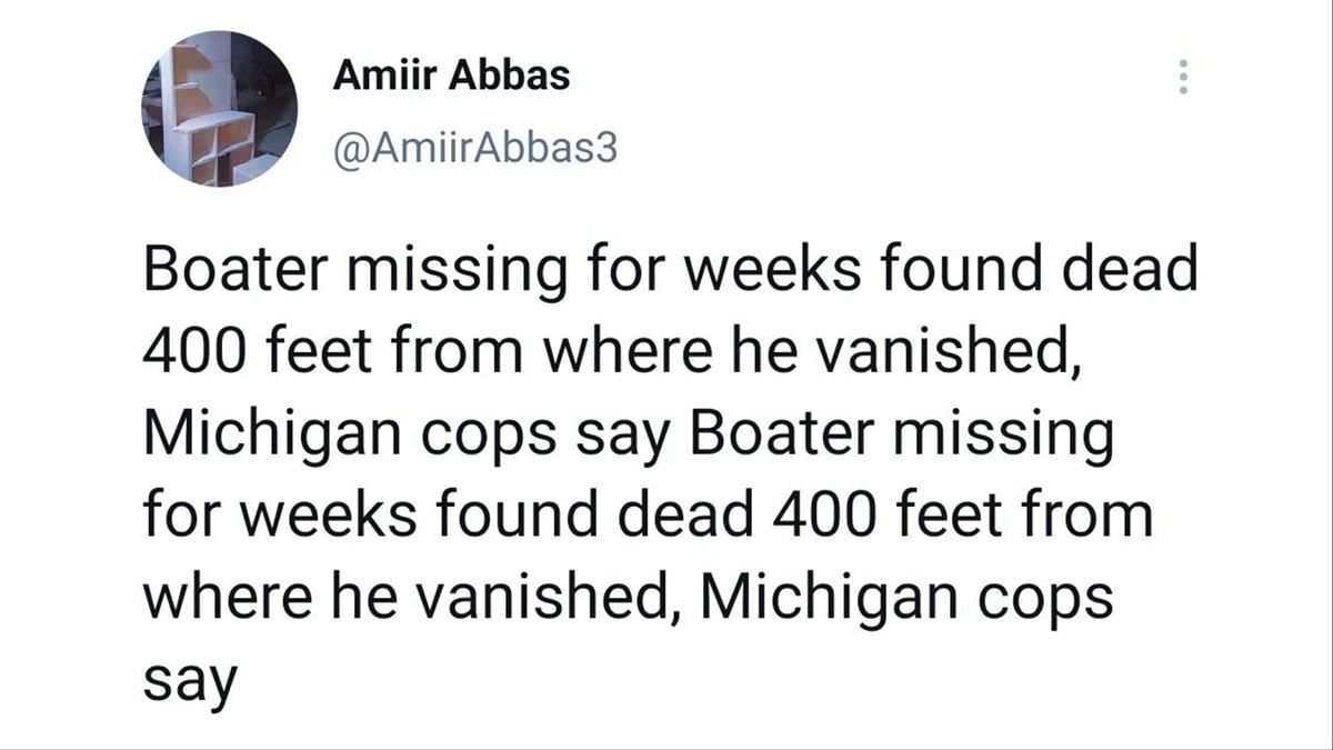 What happened to Nathan Robbins? Missing boater found dead a month ...