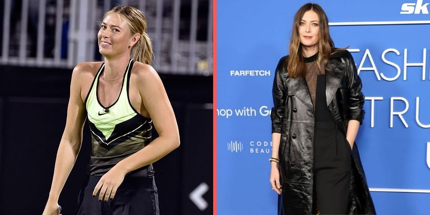 In pictures: Maria Sharapova dazzles in a stunning black ensemble at ...