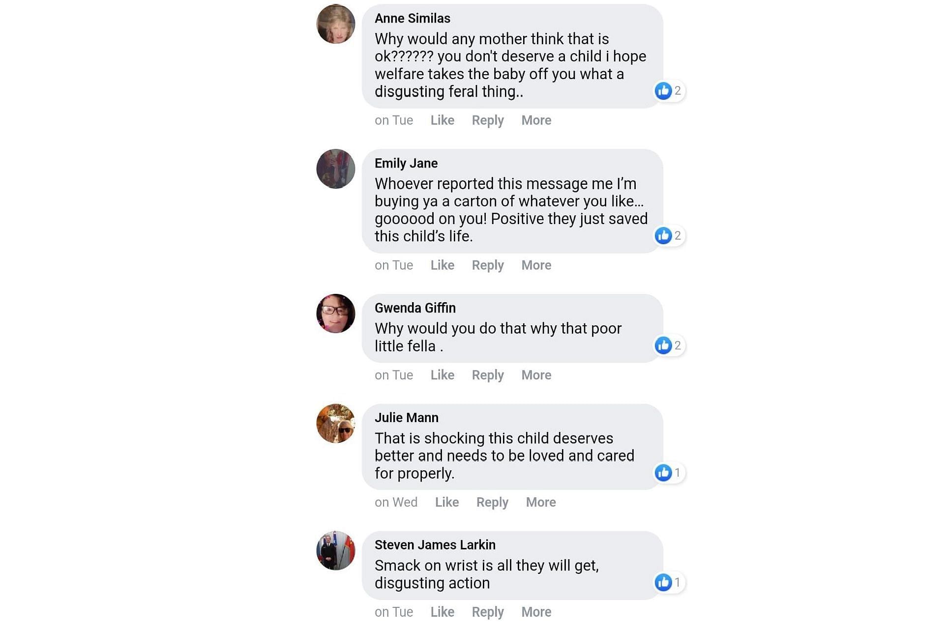 Netizens react to the viral video (Image via snip from Facebook)