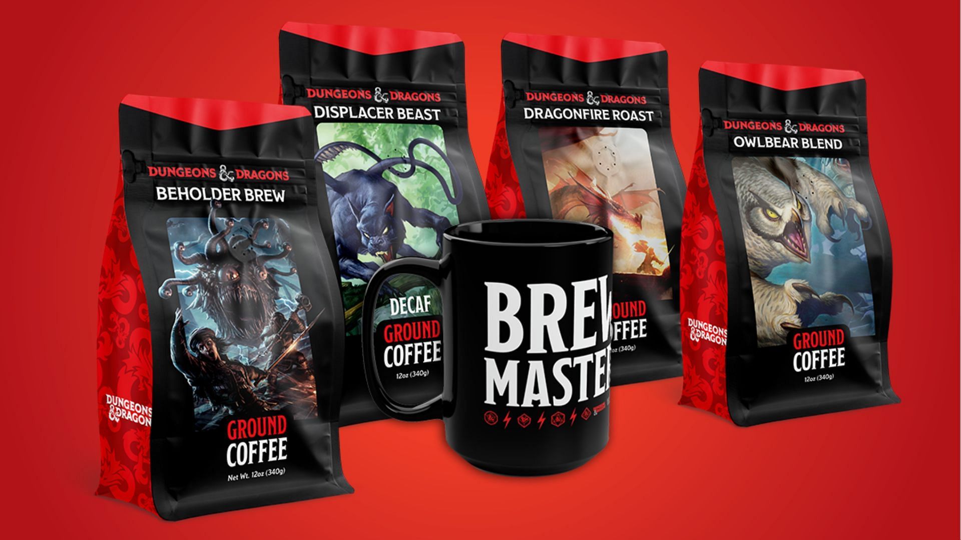 the Dungeons and Dragons Coffee Club will first be available in the U.K., and will later be introduced to the Americas (Image via Dungeons &amp; Dragons Coffee)