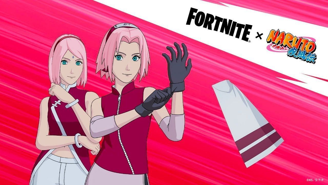 Sakura is one of the few female anime characters released to Fortnite (Image via Epic Games)