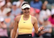 Emma Raducanu at the 2023 BNP Paribas Open.