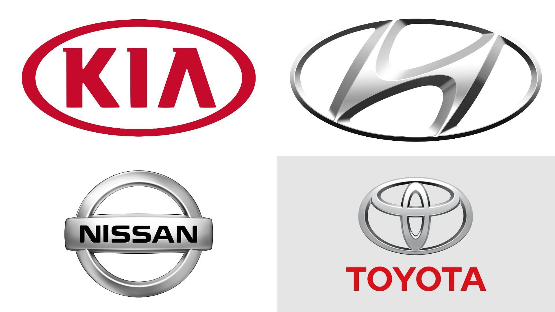 The United States National Highway Traffic Safety Administration issues recall alerts for various vehicle and car models from Kia, Hyundai, Toyota, Nissan, and others (Image via Kia/Hyundai/Toyota/Nissan)