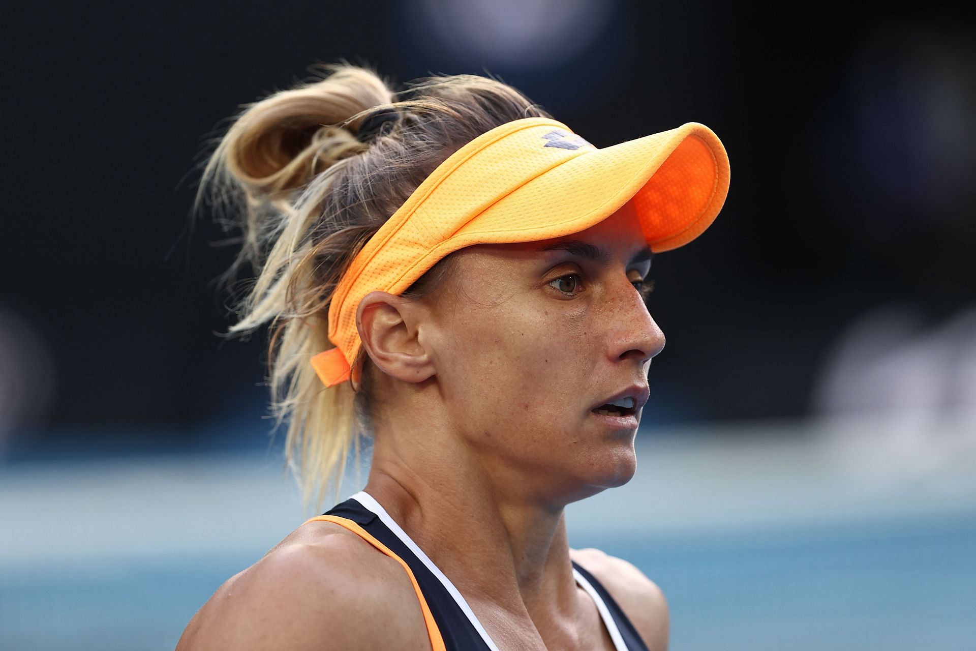 Lesia Tsurenko at the 2022 Australian Open