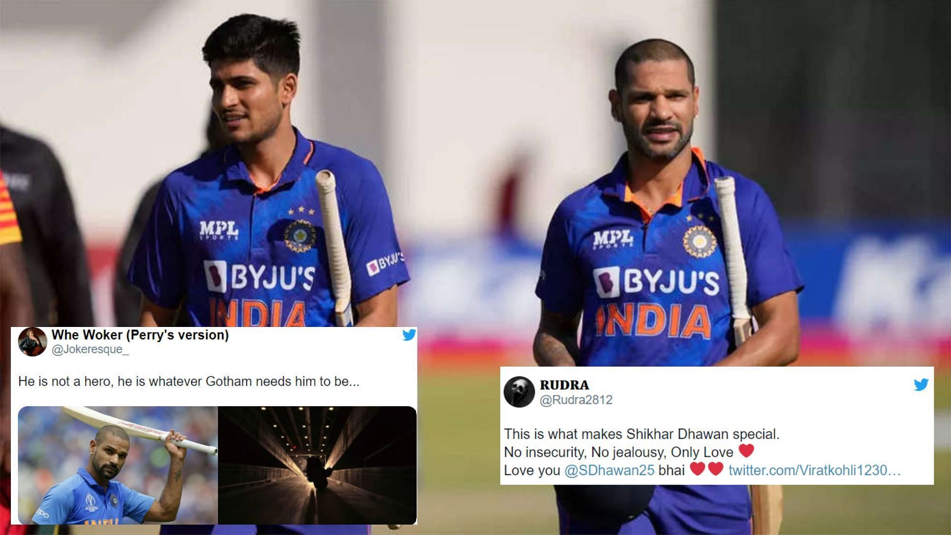 Fans were in awe of Dhawan for the way he answered selflessly (P.C.:Twitter)