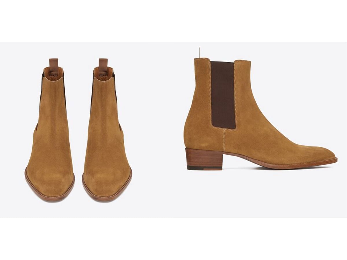 Saint Laurent Wyatt Chelsea Boot in Suede (Image via Saint Laurent)