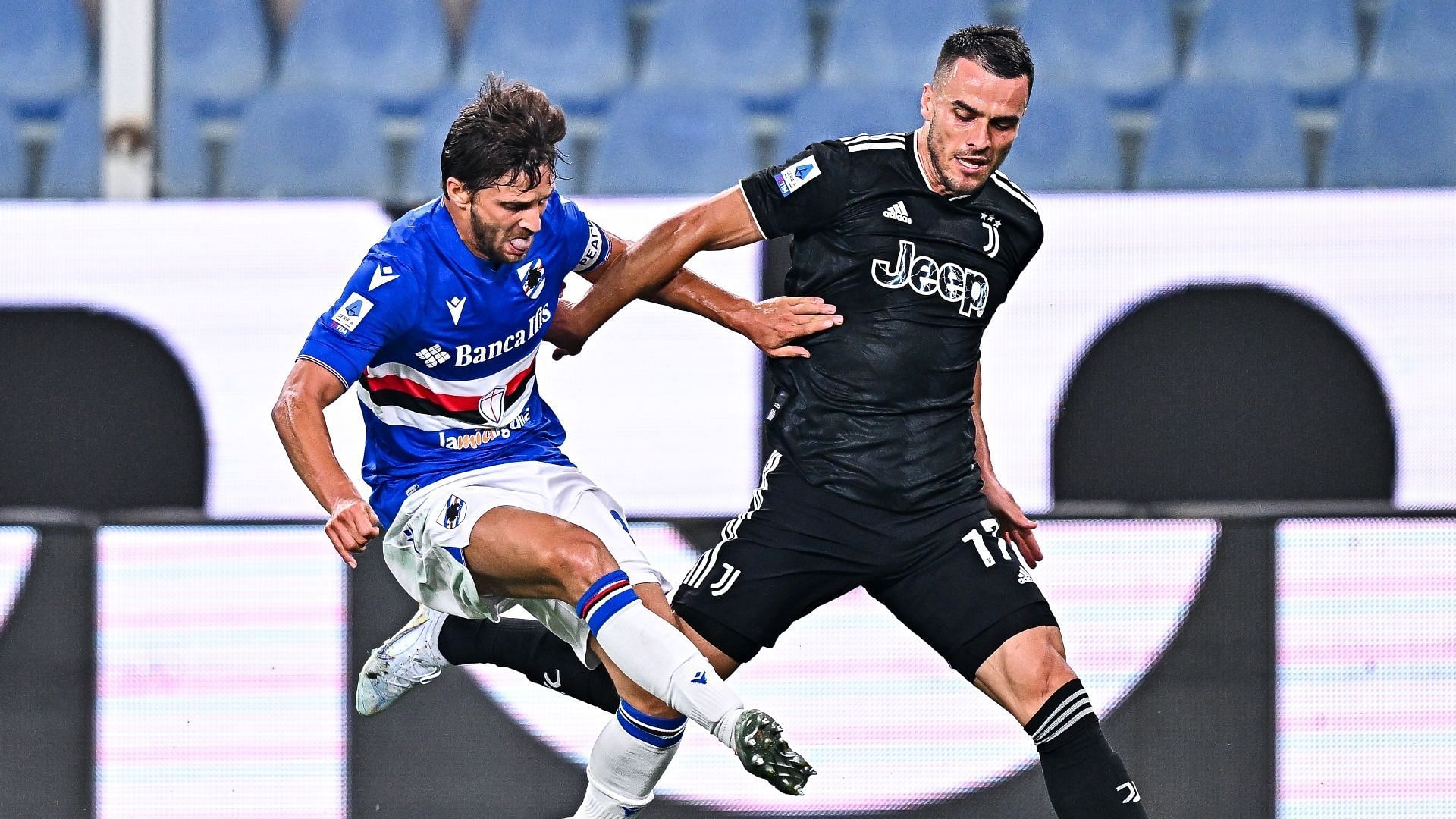 Juventus and Sampdoria will lock horns in Serie A on Sunday