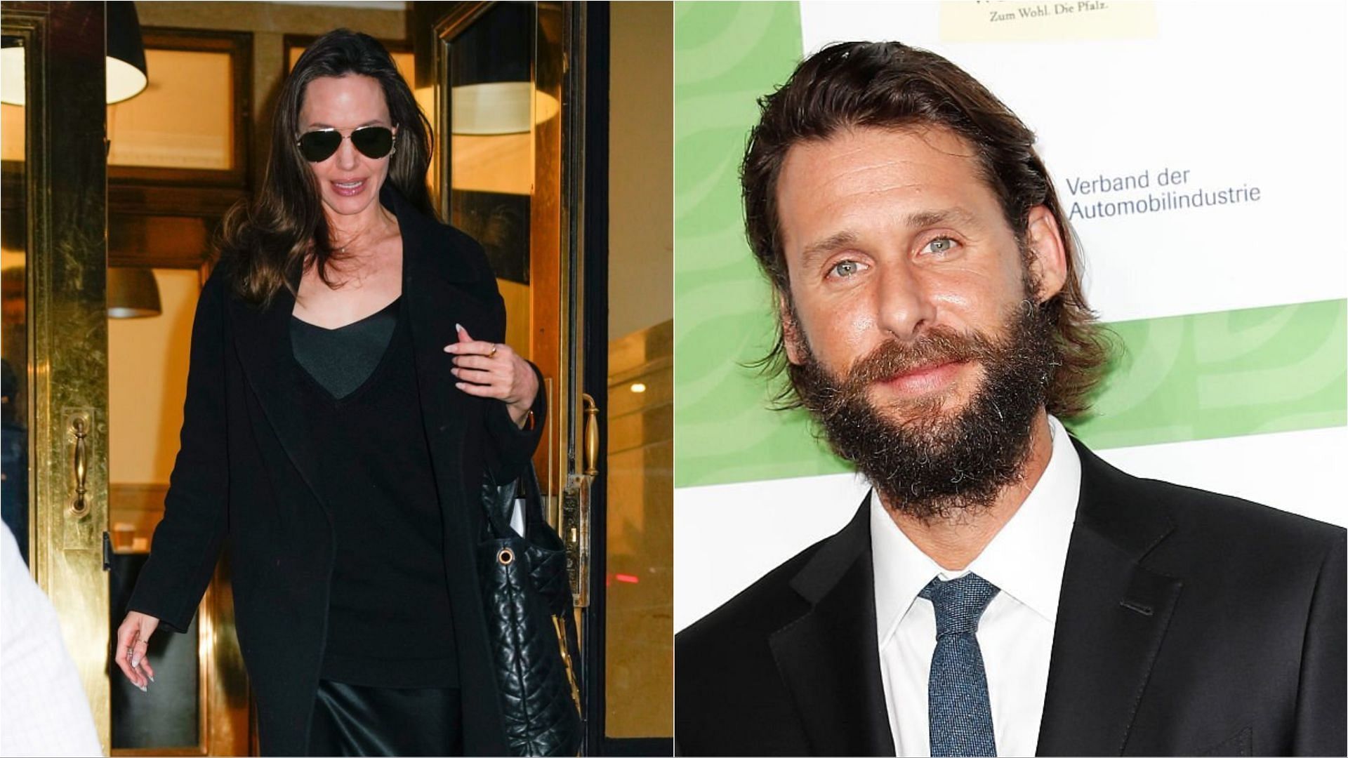 Angelina Jolie and David Mayer de Rothschild have been spotted together (Images via Gotham and Franziska Krug/Getty Images)