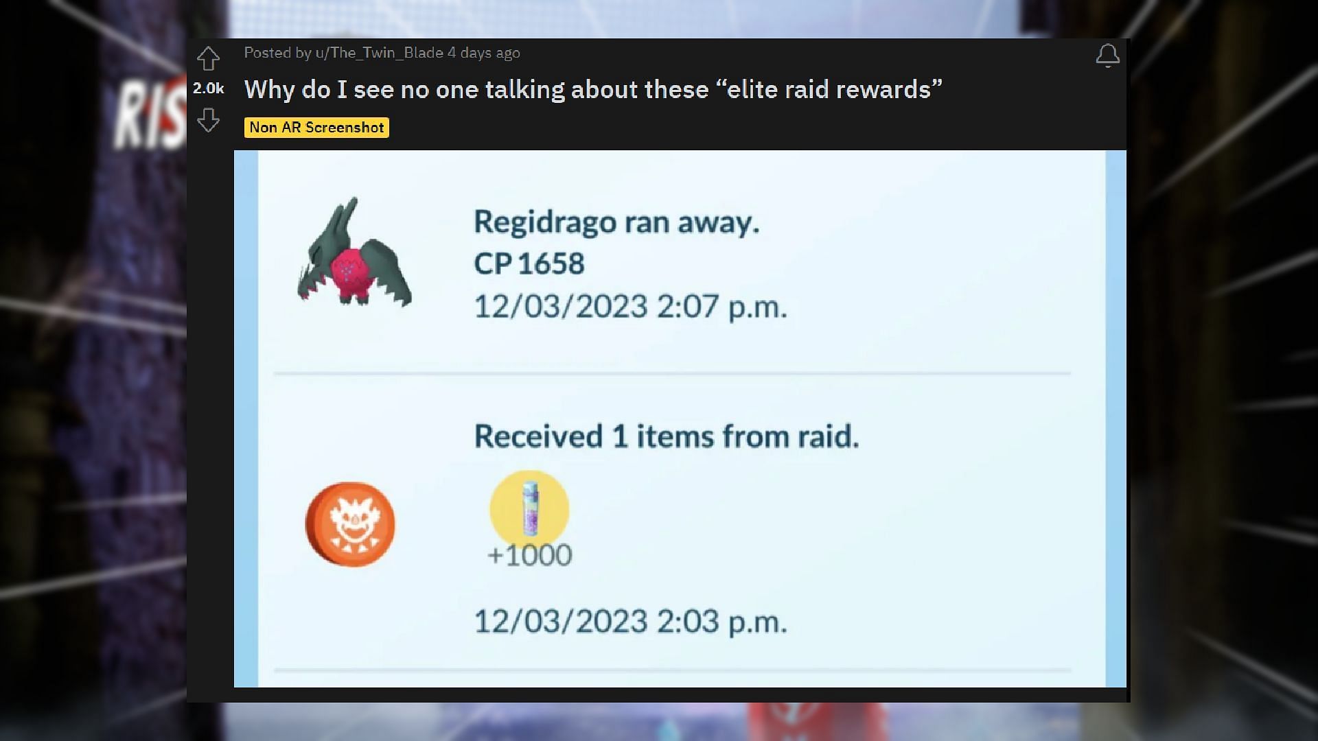 Trainers complaining about in-game rewards (Image via Reddit)