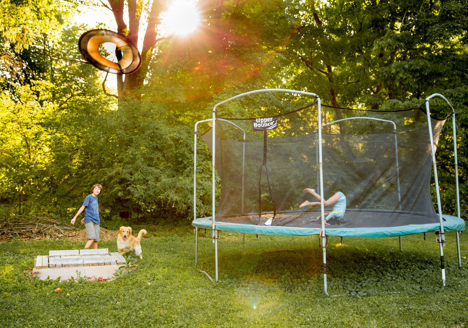 Jumping on trampoline is a high-impact workout. (Image via Unsplash/Elisa Kennemer)