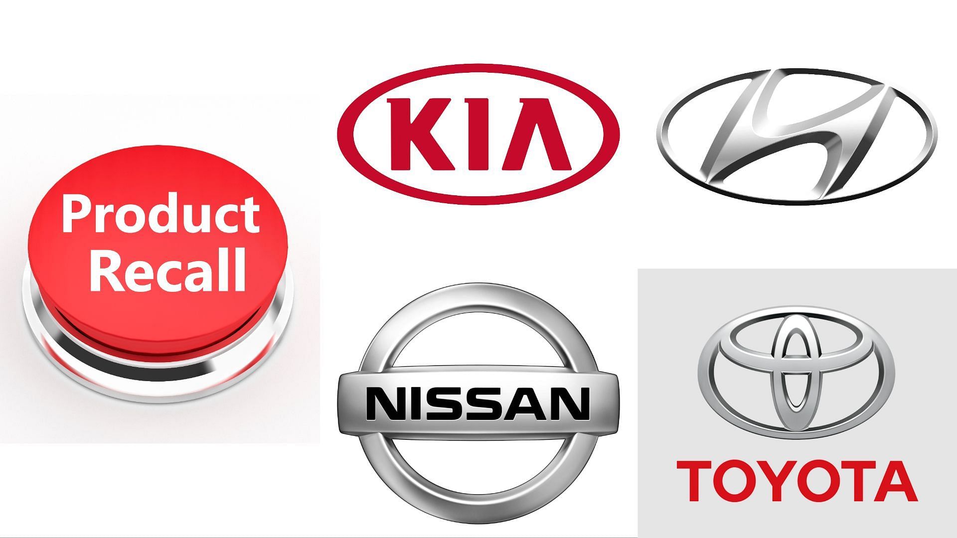 The NHTSA website issued a recall alert for over 347,240 vehicles made by Kia, Hyundai, Toyota, Nissan and others (Image via Kia/Hyundai/Toyota/Nissan)