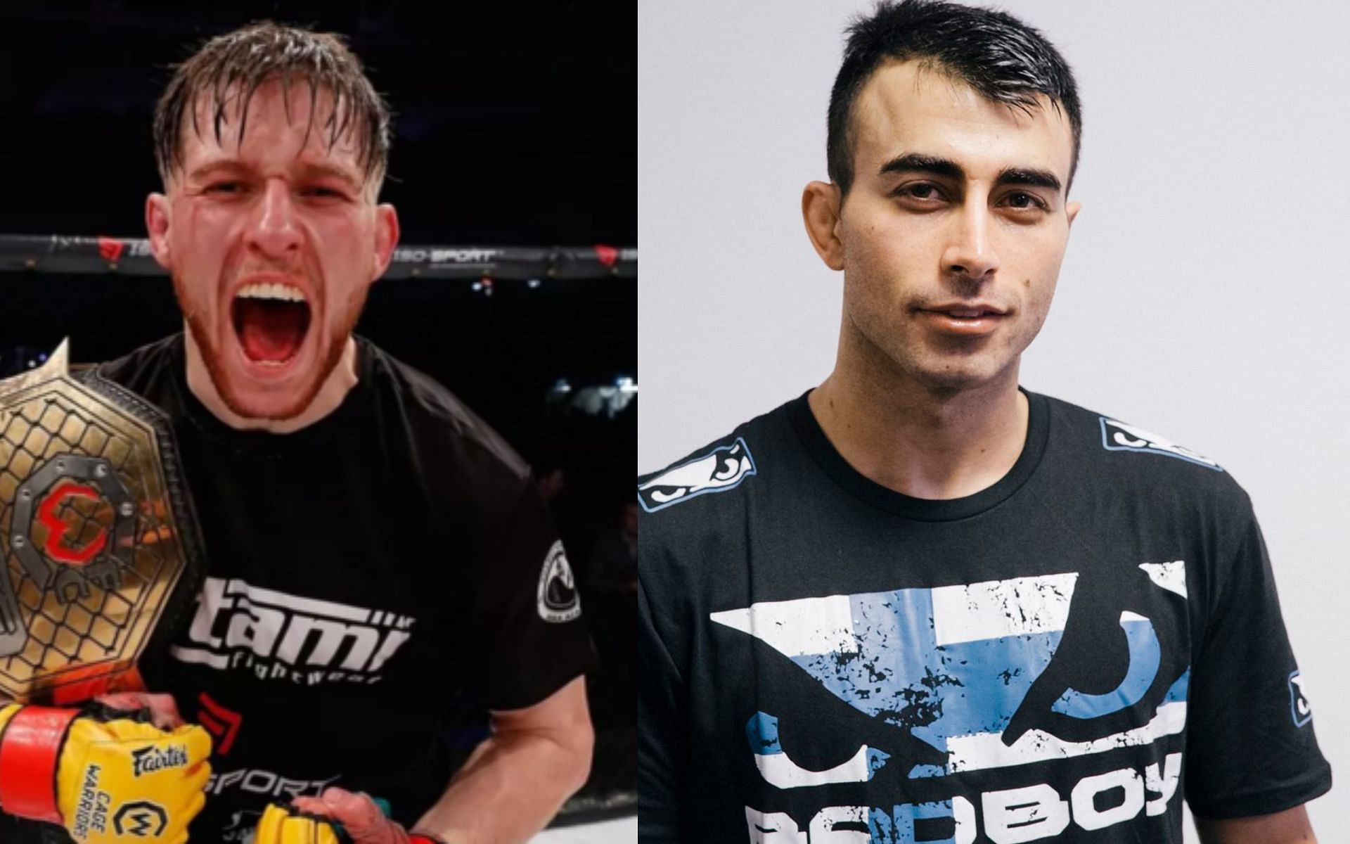 Jack Shore (L), Makwan Amirkhani (R) (Image Credits - Tapology, MMA Fighting)