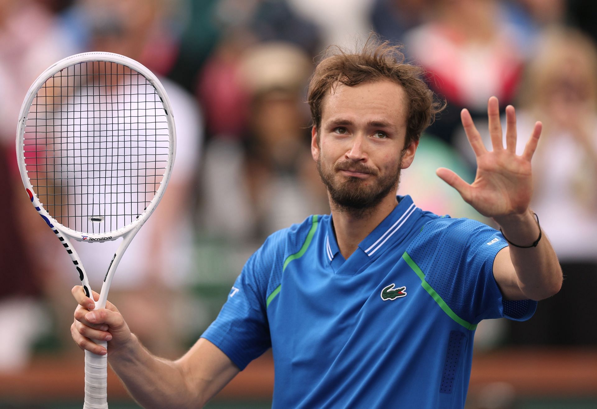 Daniil Medvedev at the 2023 BNP Paribas Open.