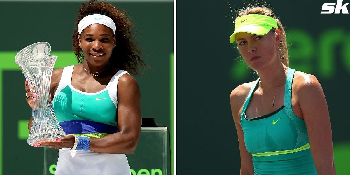 Serena Williams prevented Maria Sharapova from completing the Sunshine Double in 2013
