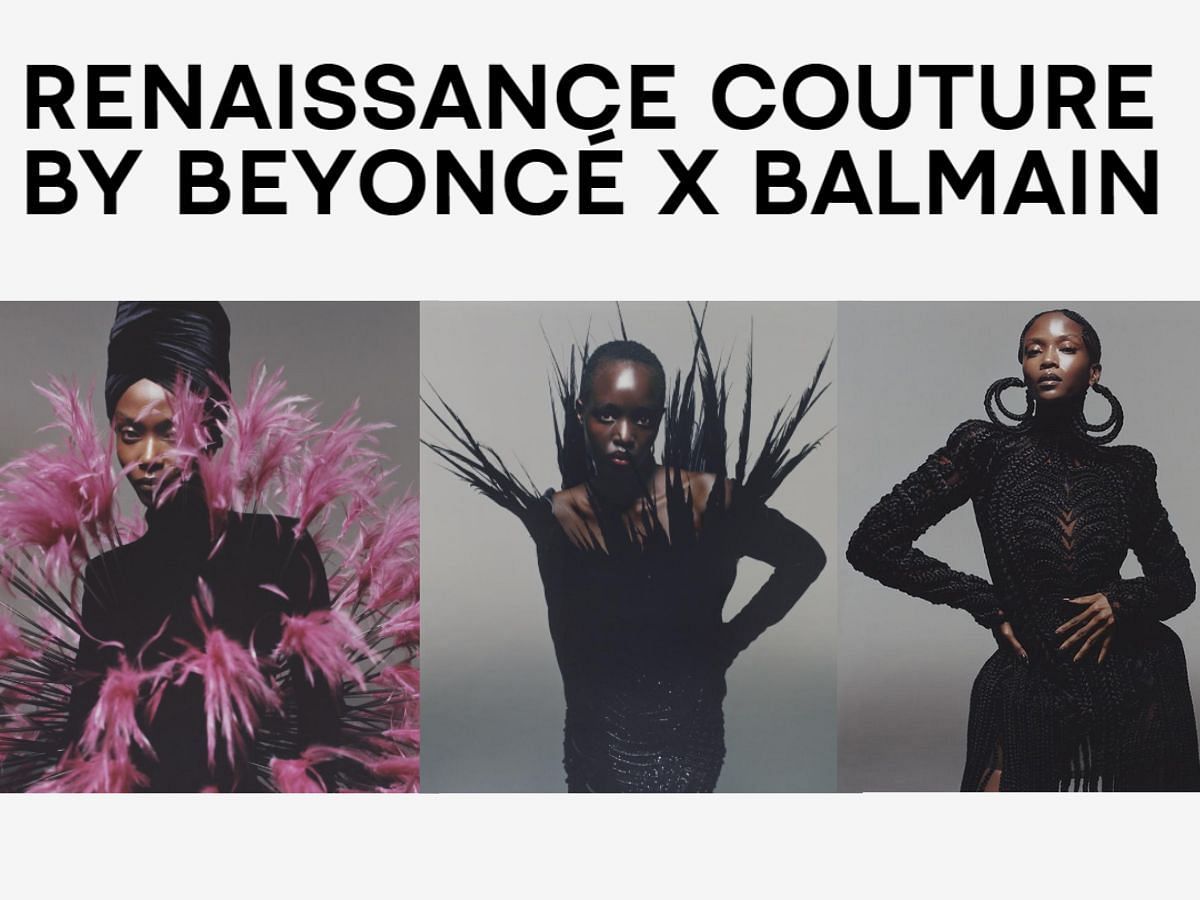 Balmain X Beyonc&eacute; Renaissance collection (Image via Balmain)