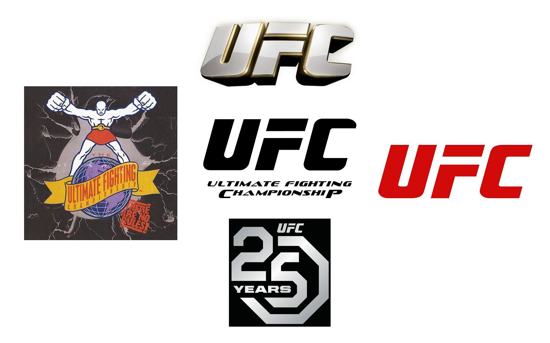 UFC logos through the ages [Images courtesy: www.logomyway.com, Wiki commons]