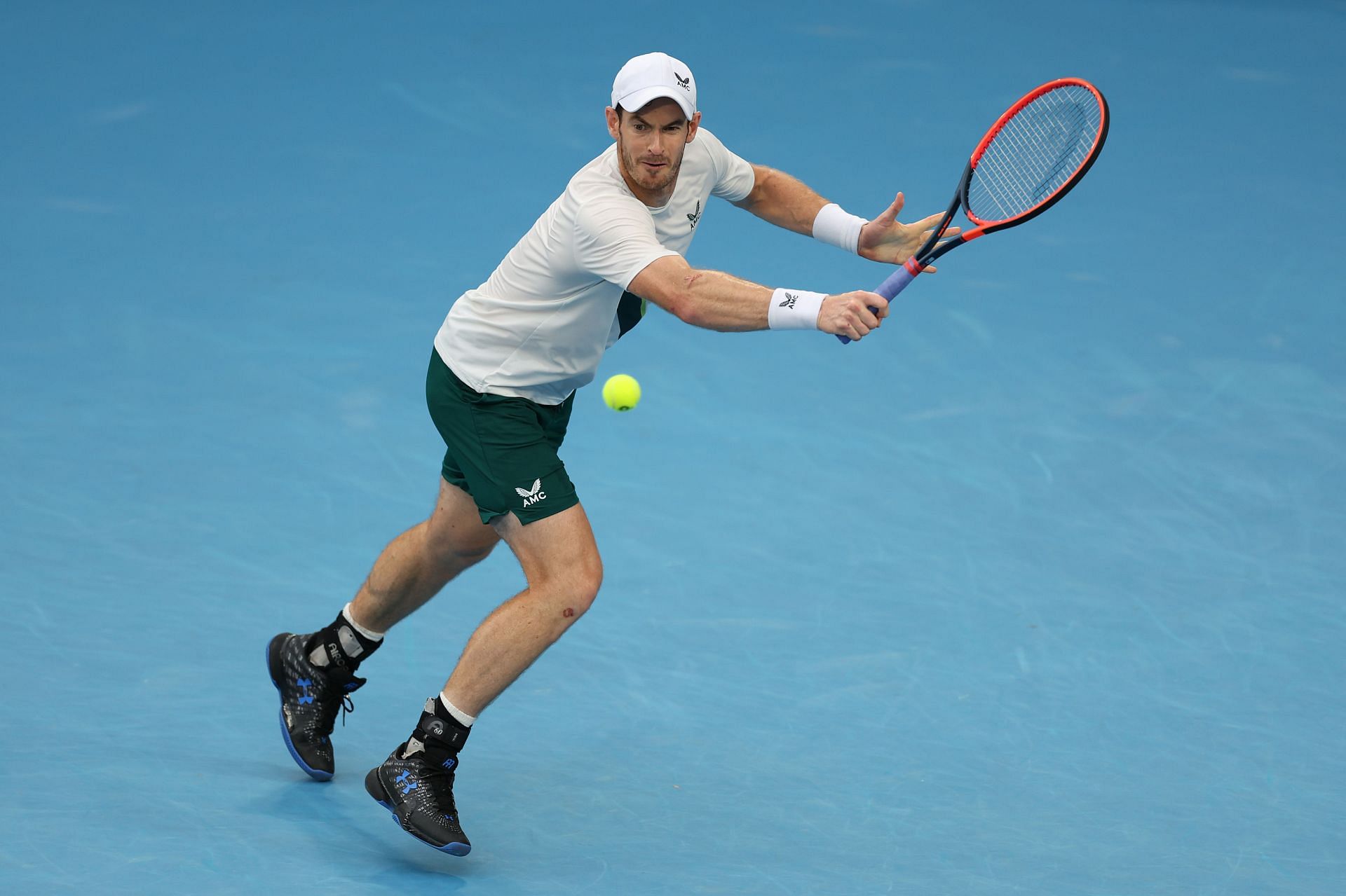 Andy Murray in action at the 2023 Australian Open.