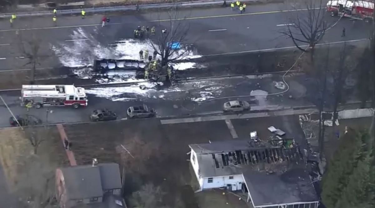 "What the hell is going on?" Gas tanker explosion in Frederick