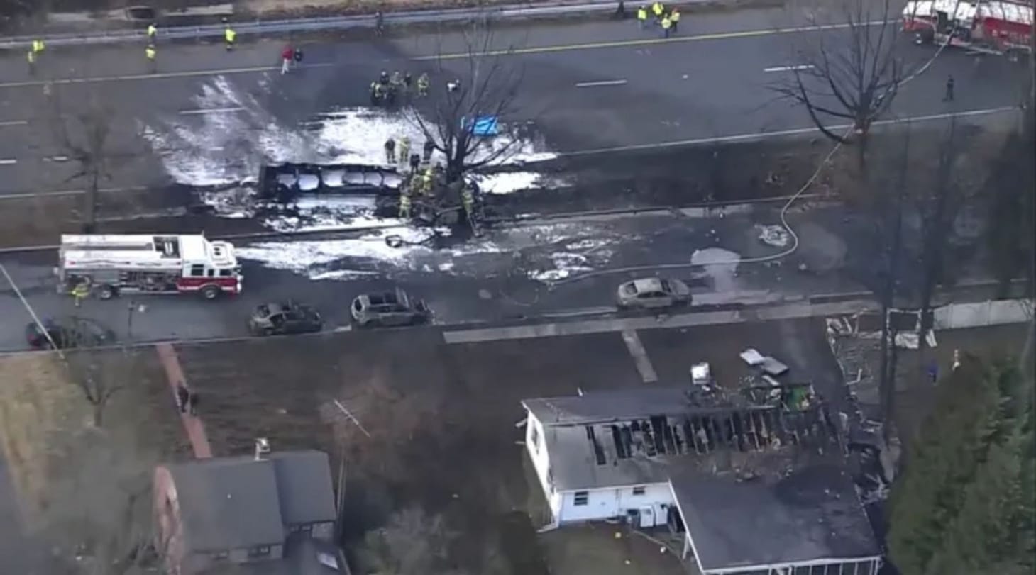 "What the hell is going on?" Gas tanker explosion in Frederick